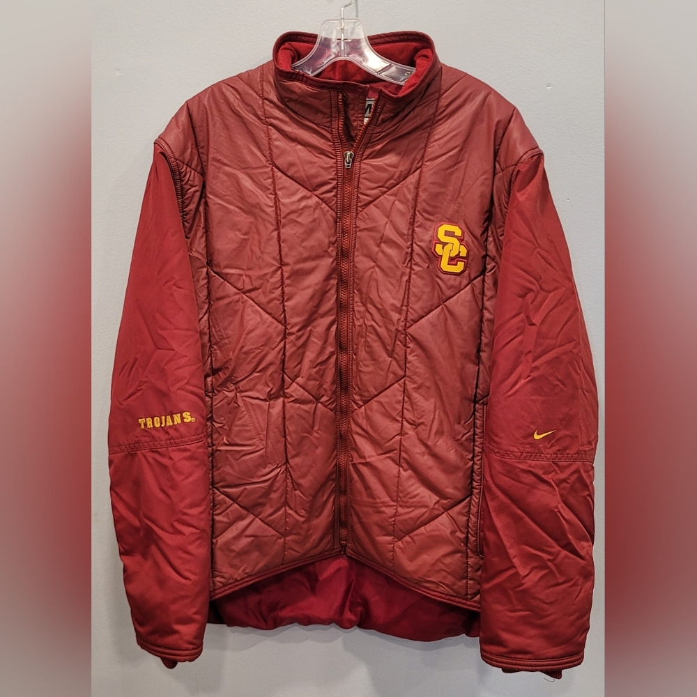 USC Trojans Nike Jacket Coat, Size Medium